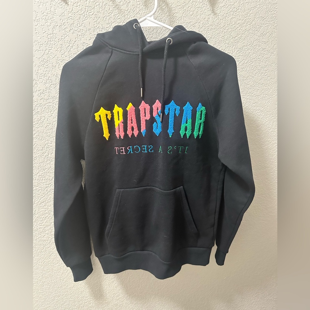 Black Multicolor Logo Men's Sweater